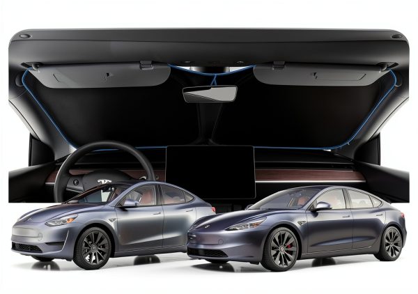 Tesla Sunshade Spigen Dual‑Layer UV Shield-0
