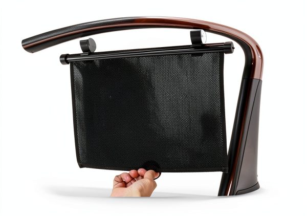 EcoNour Car Window Shade Roller Black UV-2