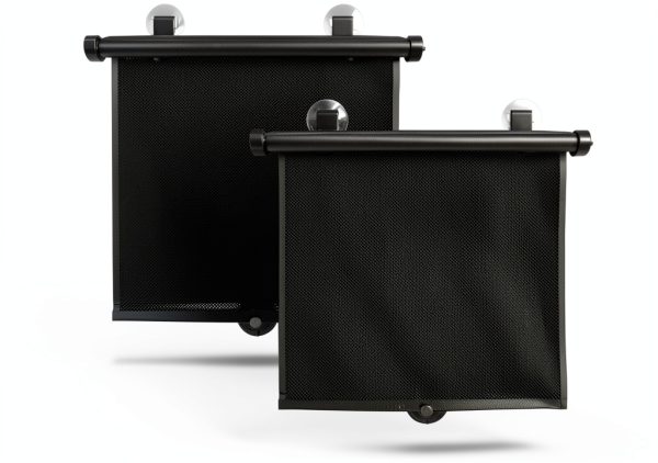 EcoNour Car Window Shade Roller Black UV-0