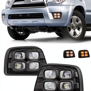 LED Front Fog Lamp BINQIGOO Waterproof Design-0