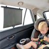 EcoNour Car Window Shade Roller Black UV-8