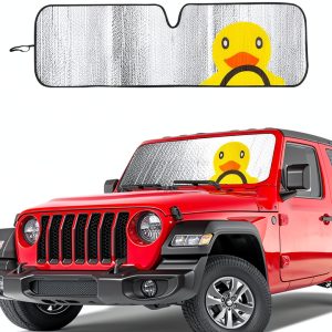 Jeep Wrangler Sunshade ROMASO Foldable Aluminum-0