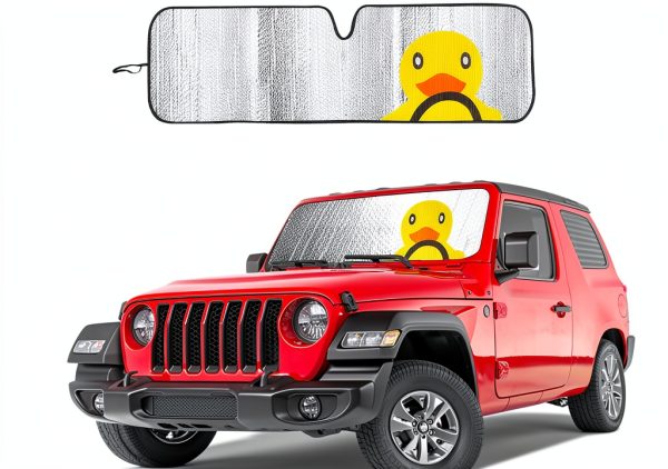 Jeep Wrangler Sunshade ROMASO Foldable Aluminum-0