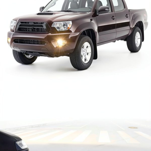 PGTOPONE Fog LED Lamp Set Black for Toyota Tacoma-3