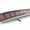 PGTOPONE Rear LED Bumper Reflector Set Black Red-1