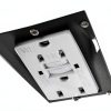 Dusk to Dawn Porch Lights JOKAONOTL Black Wall Mount with GFCI 11.8H-4