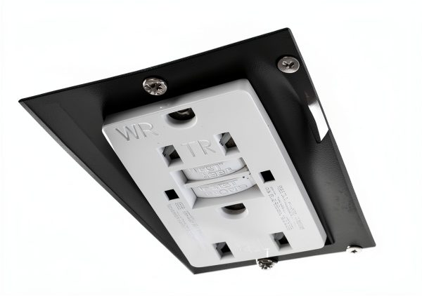 Dusk to Dawn Porch Lights JOKAONOTL Black Wall Mount with GFCI 11.8H-4